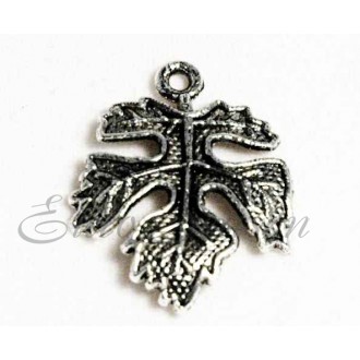 Подвеска мет.№031 18х22мм цв.Silver (цена за 1шт)